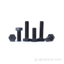 Bolt Hex Bolt Din933 de óxido negro